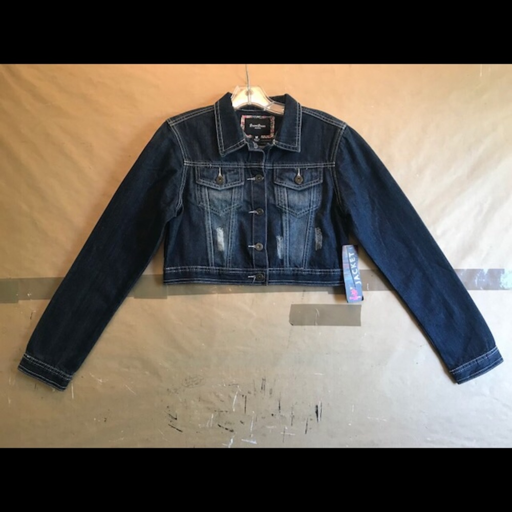 NWT Boom Boom Jeans Dark Denim Jacket
